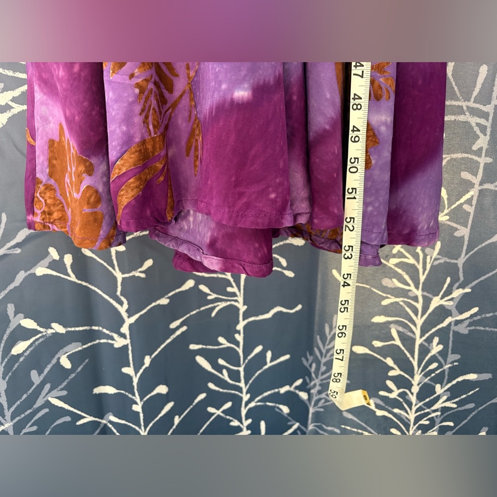 Purple Floral Maxi Dress - Picture 6 of 10